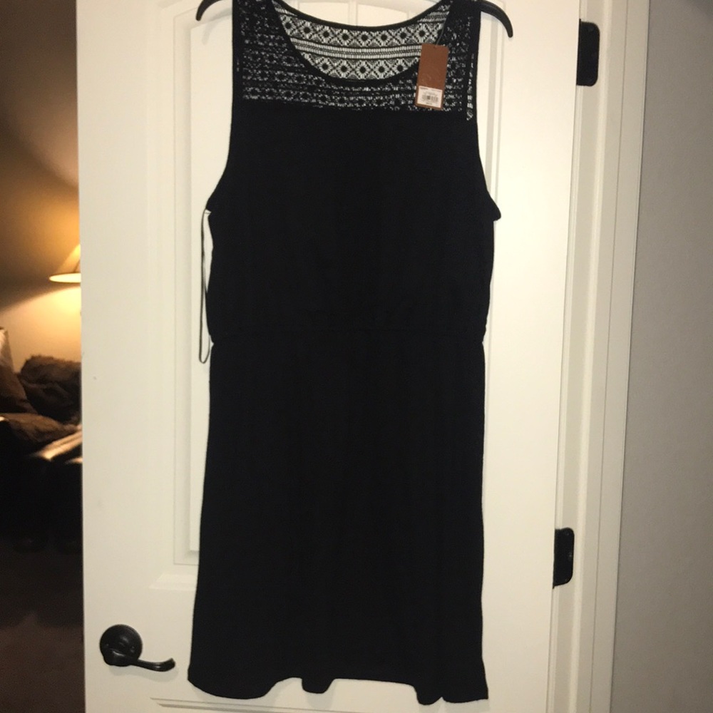 Black tank dress
